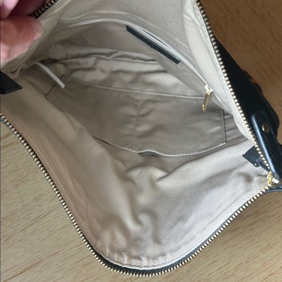 Talbots Leopard Calfskin Leather Folding Clutch - Picture 10 of 14